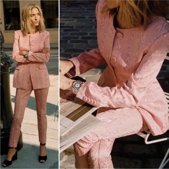 Veronica Beard Eris Jacket Blush Size 8 NEW - Picture 2 of 15